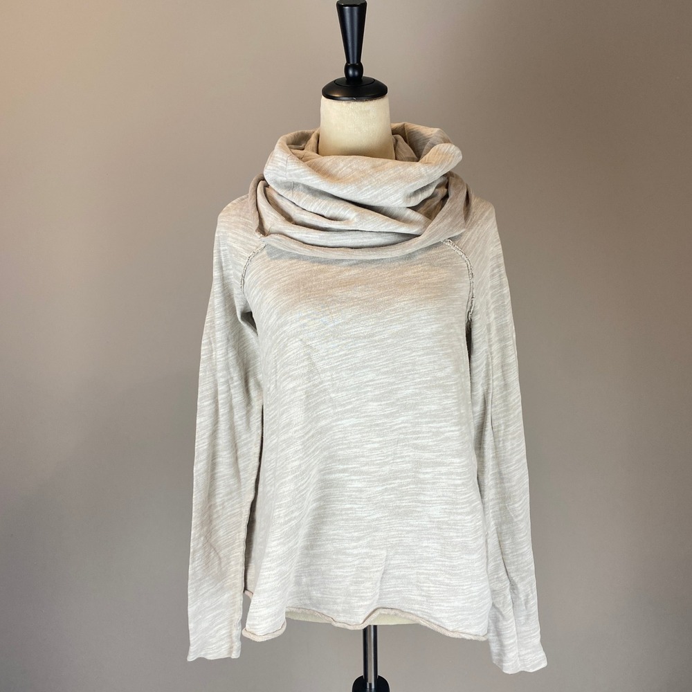 Free People Sweater FP Beach Cotton Cocoon Cowl Pullover Women's OS